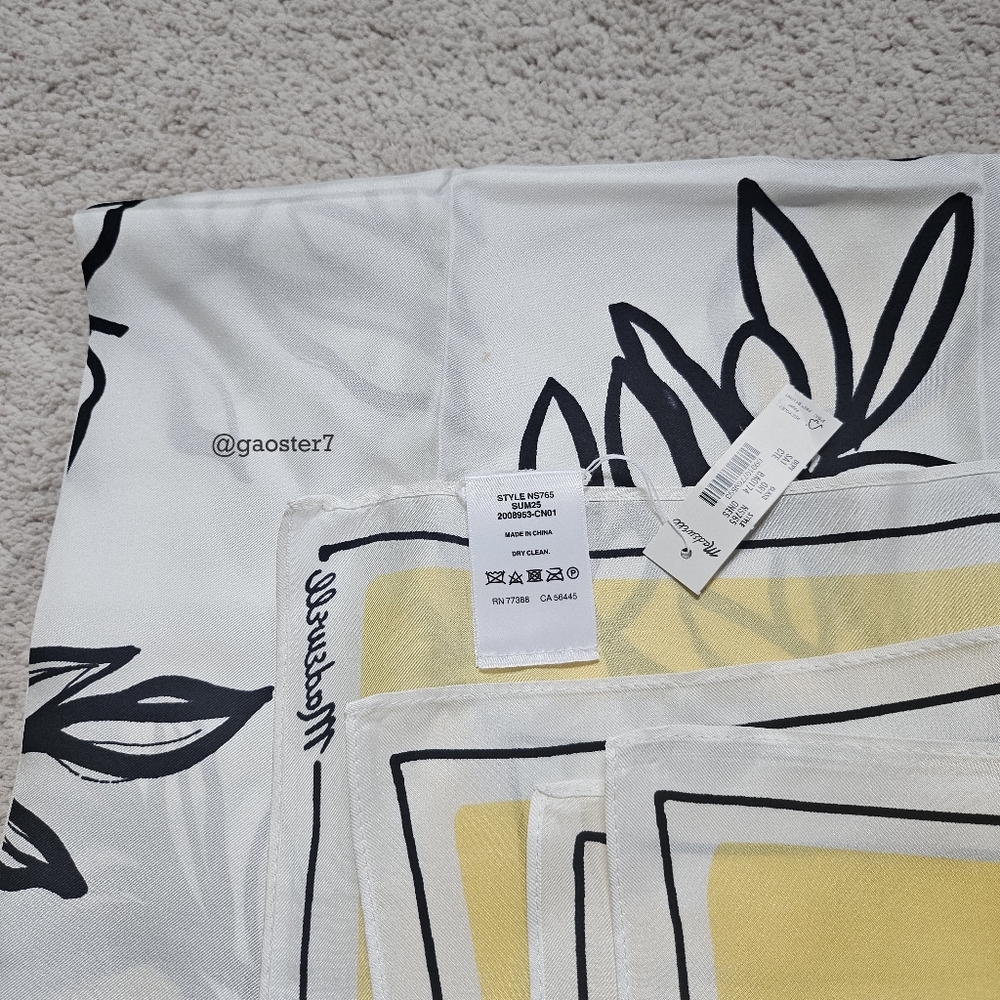 Madewell Medium Silk Bandana - Picture 6 of 7